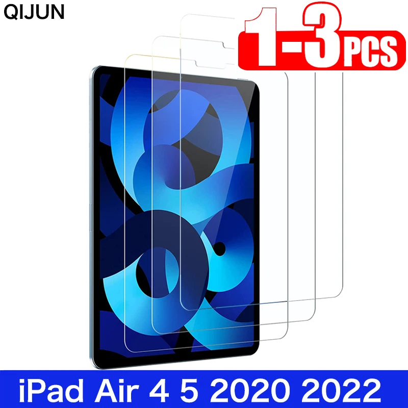 

3 шт. закаленное стекло для IPad Air 5 2022 A2589 A2591 Новая защита экрана планшета для Ipad Air 4 2020 A2324 A2072 A2316 стекло
