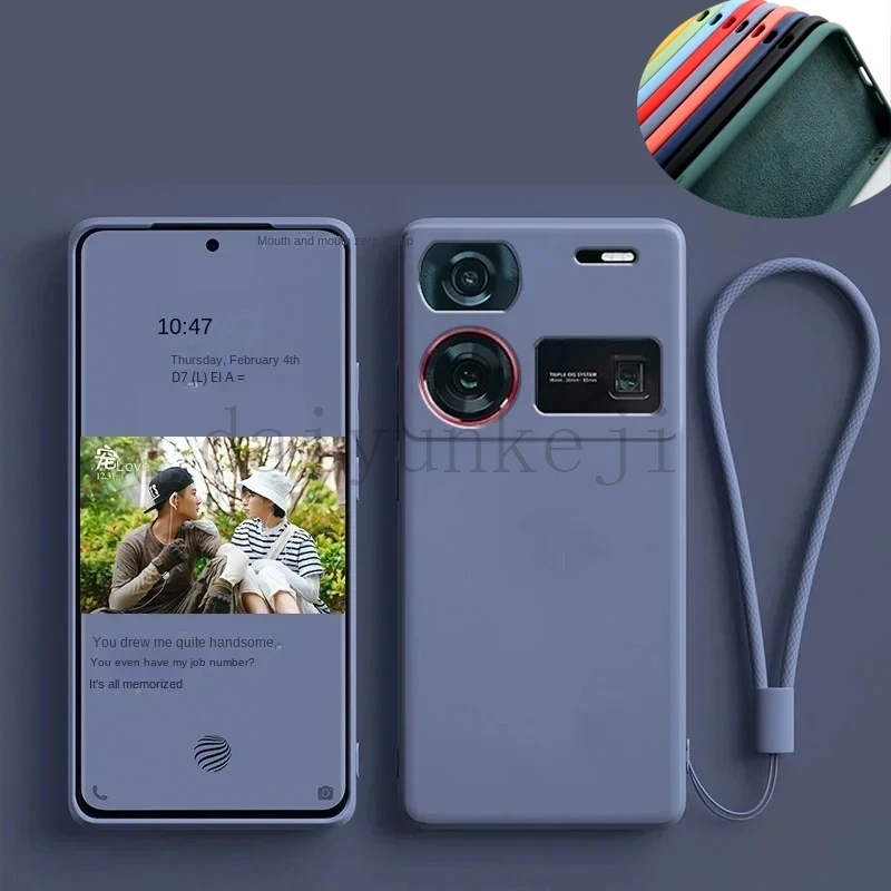 Enhanced Silicone Soft Protective Phone Case with Screen Protector Film