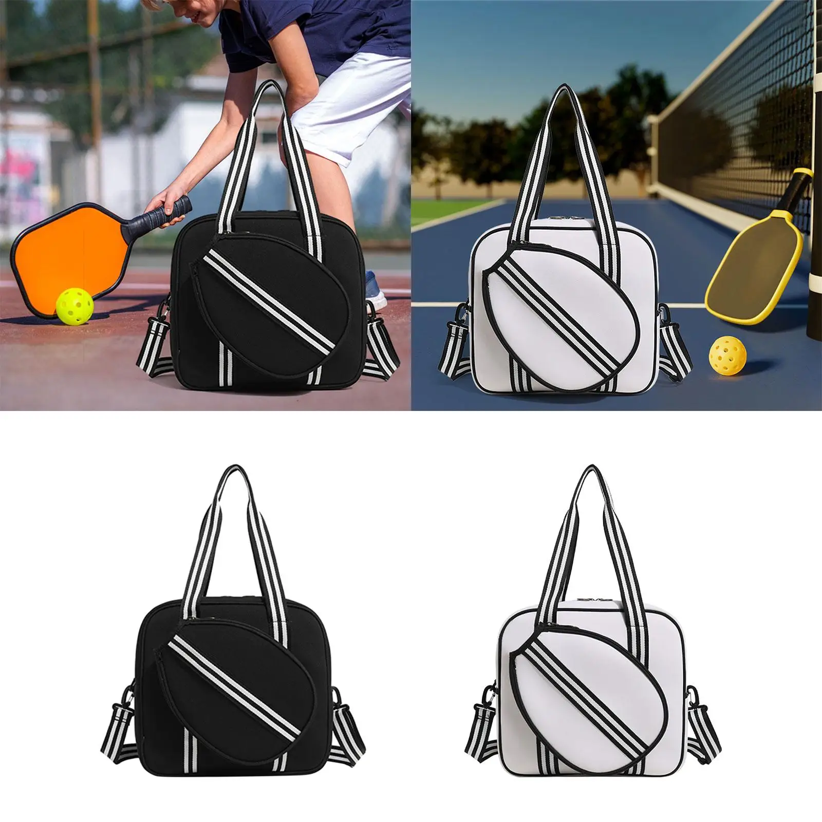 Tennis Bag Duffle Bag Pickleball Racket Storage Water Resistant Carrier Neoprene Fitness Sport Tennis Racquet Bag Tennis Tote