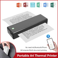 Portable A4 Thermal Printer Bluetooth Photo PDF Excel Word Document Printing Machine Wrong Question Print for Office Home School