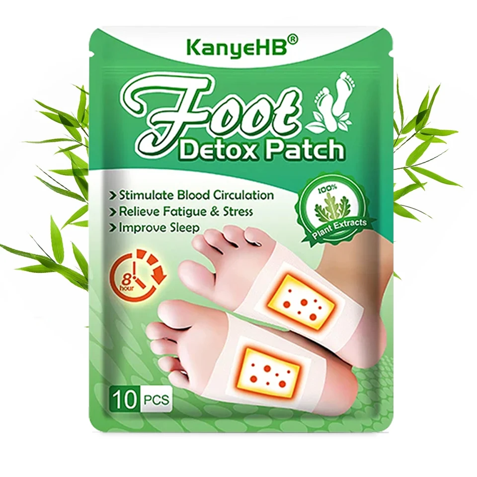 Patch de gingembre et d'absinthe bio de médecine chinoise pour soulager le stress et favoriser un sommeil profond et détoxifiant. Outils de soin des pieds_voghion.com