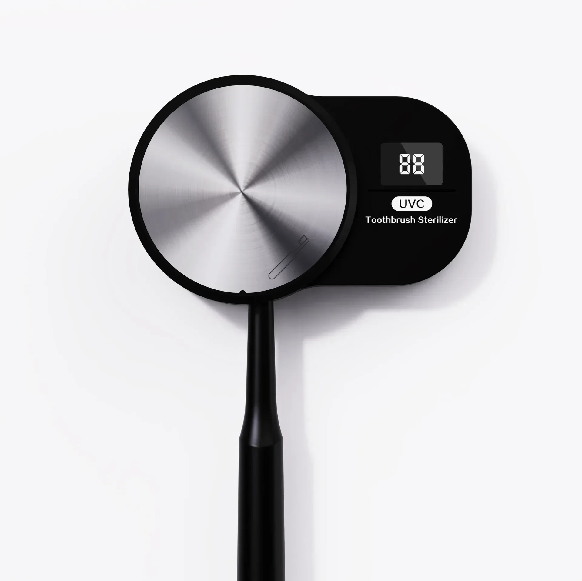가정용 UV 살균기 미니 LED 조명 손전등, UV 램프, 휴대용 네일 젤, 빠른 건조 매니큐어 도구 10 Houselin 여행용 USB 전동 칫솔, UV 살균기 브러시, 칫솔 소독제 거치대, 살균 및 건조 기능