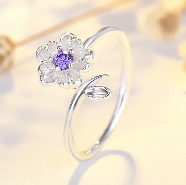 Anillo de flores abiertas - Imagen 6