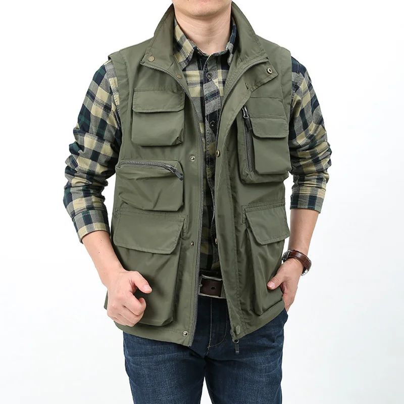 Windbreaker Baseball Jacket Tactical Mountaineering Photography Men's Clothing Outdoor Motorcyclist Vest Designer