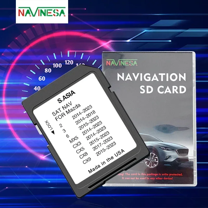 South Asia Maps for Mazda 2 3 6 MX5 CX3 CX5 CX8 CX9 Vehicle Connect 1 Navigation 2023 Version Software Update Sat Navi 8GB