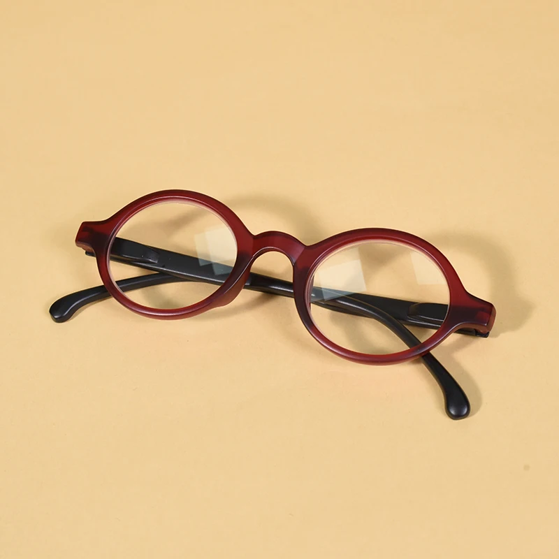 Unisex Round Reading Glasses with Spring Hinges for Enhanced Comfort