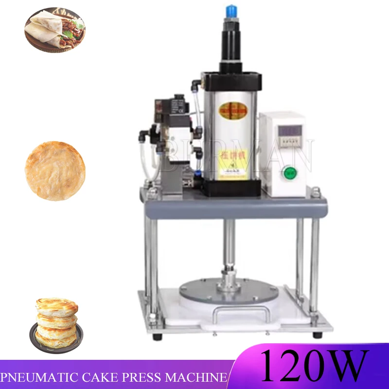 

Pneumatic Bread Cake Crepe Tortilla Making Machine Mexican Thin Pancake Press Machine