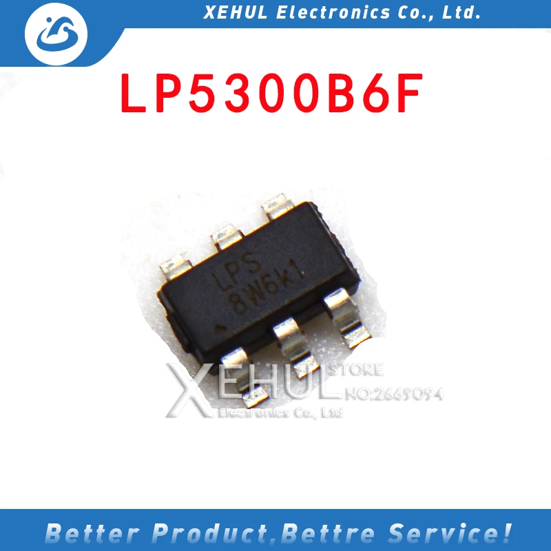 

5pcs /20pcs /50pcs /100pcs LP5300B6F LP5300 SC-70-6 Marking code：LPS Overcurrent and overvoltage protection chip SOT23-6