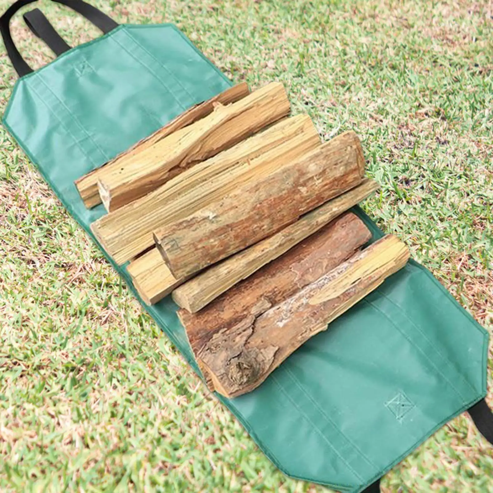 Firewood Log Carrier Log Holder Oxford Cloth with Handles for Camping Trip or 3