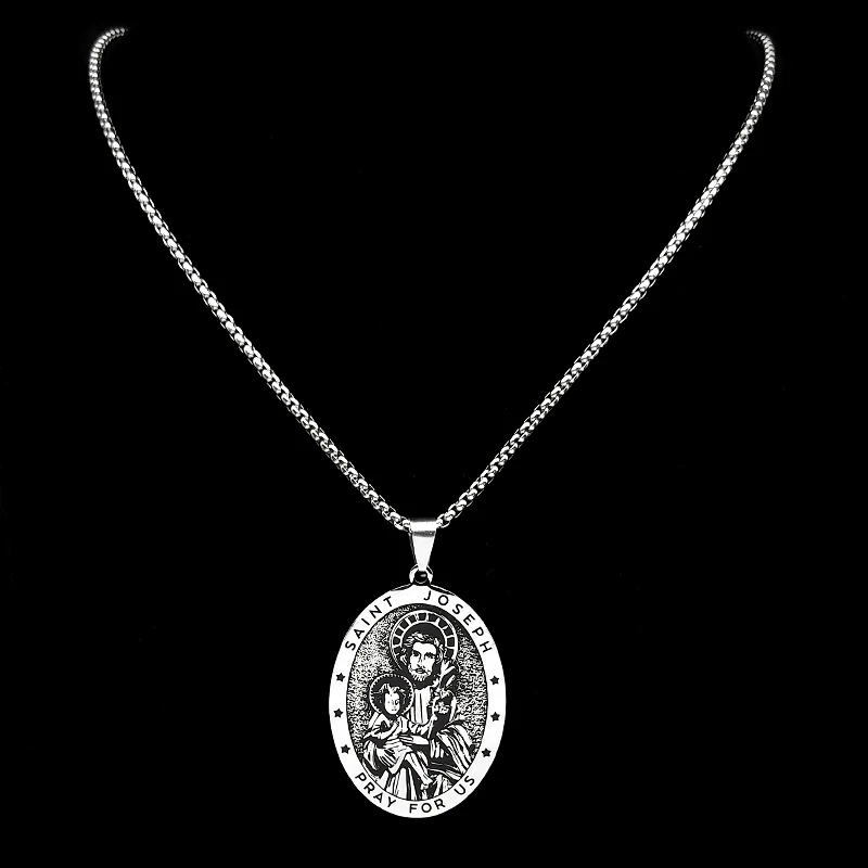 Saint Joseph Pendant Necklace 2