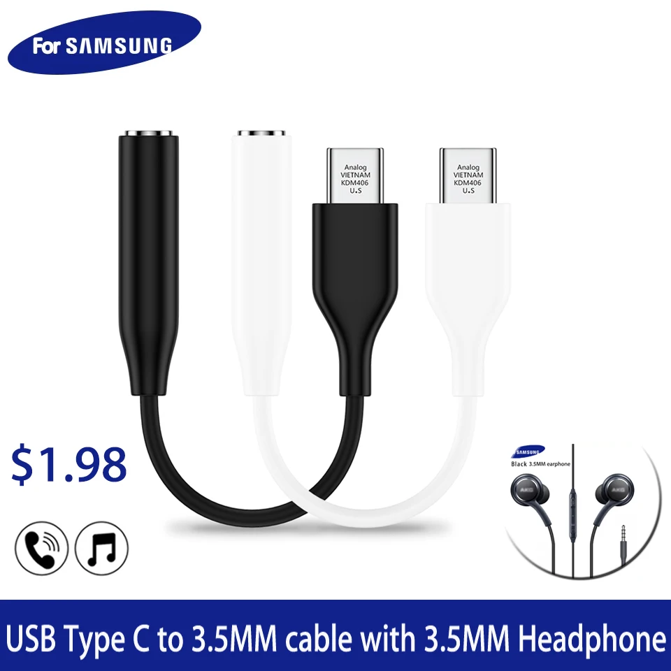 Адаптер для наушников Samsung Usb Type C на 3 5 мм |