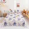 Geometric Basic Bed Sheet Multi Size Bedding Queen King Size Twin Bedspread Household Mattress Cover Home Textile Bedsheet Decor 2