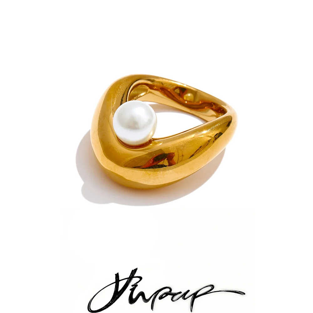 Yhpup Finger Ring Stainless Steel