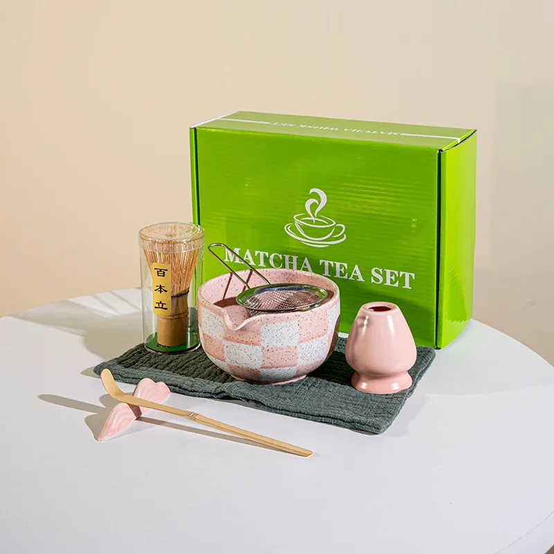 BespritGift Matcha Set 7 Pcs Japanese Matcha Tea Set with Ceramic Bowl ...