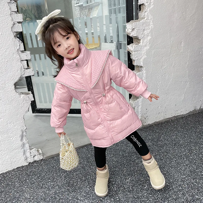 

Children's down jacket Thickened girl's winter down jacket