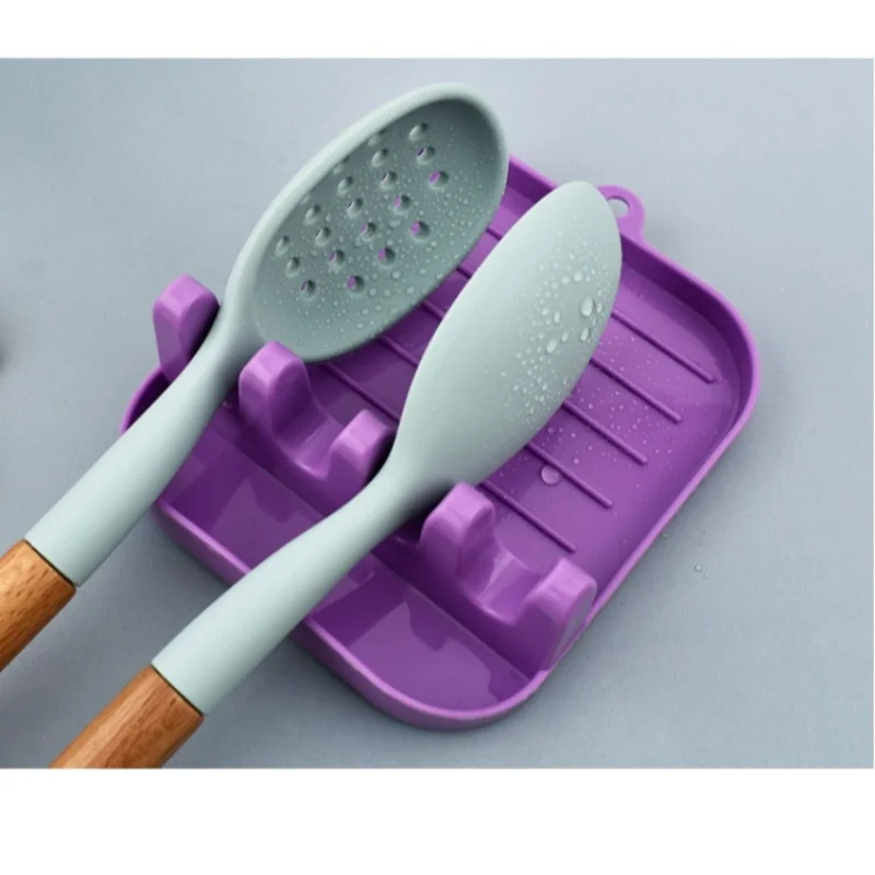 PP Kitchen Spoon Holders Pot Lid Rack Cooking Tool Storage