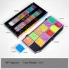Christmas Sequins Decorative Body Cream Luminous Holographic Multicolor UV Chunky Glitter Gel Paste Palette 2
