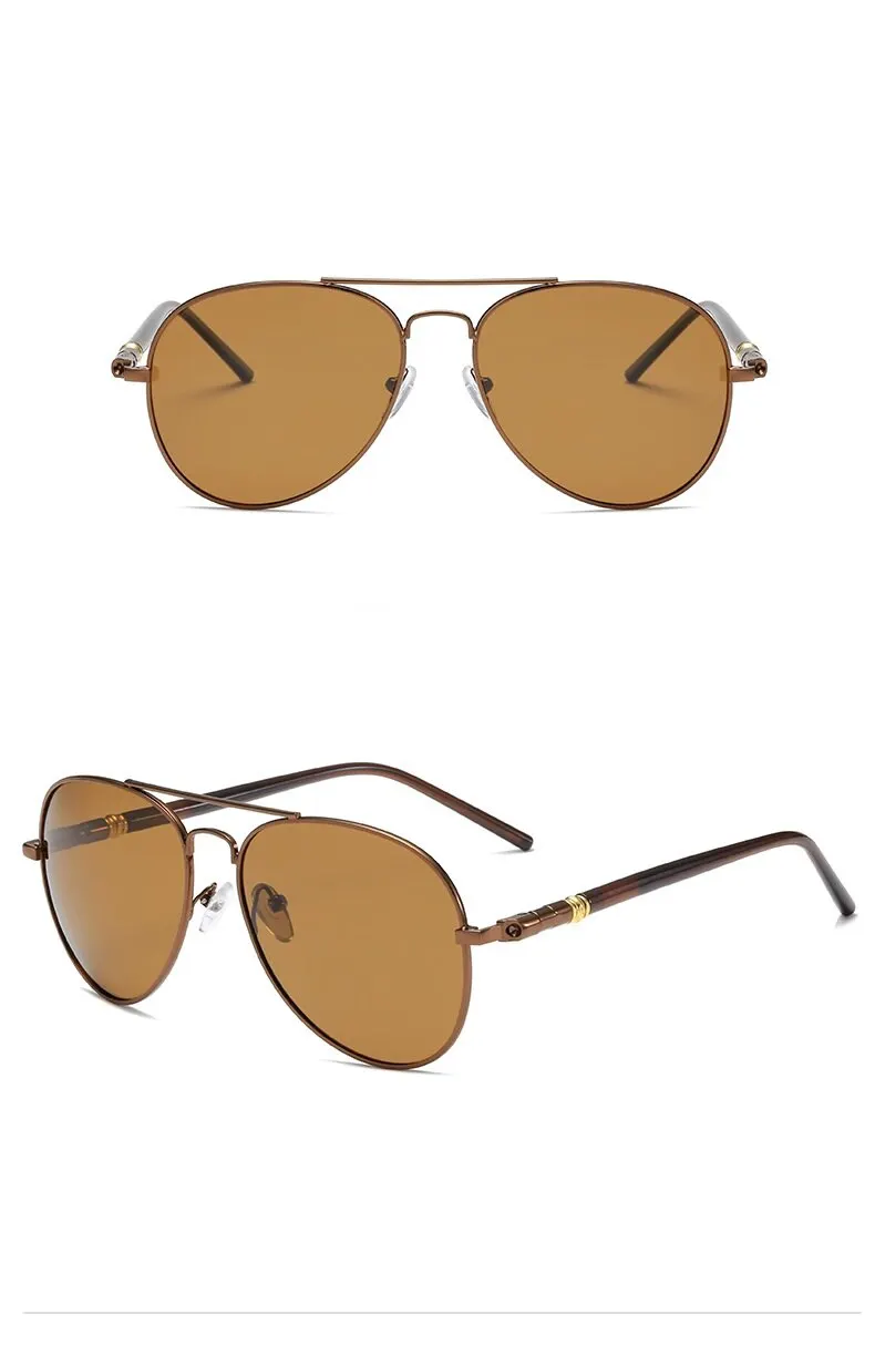 Men And Women Polarized Sunglasses Colored Reflective Glasses Driving Sunglasses Black Unisex Pilot Lenses Uv400