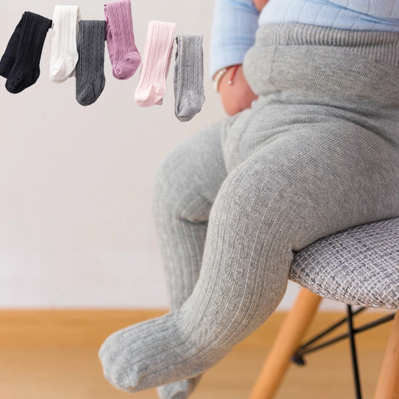 

Soft Cotton Baby Tights Winter Autumn Elastic Baby Girl Boy Tights Knitted Infant Baby Pantyhose Newborn Toddler Pants 0-24Month