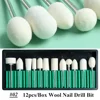 Emery Quartz Nail Art Drill Bits with Soft Wool Stone Polish Head Sanding Band for Manicure Machine Accessories NAD045 6