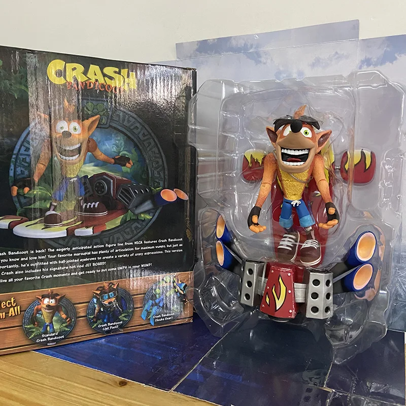 Figurines De Collection Crash Bandicoot, Masque, Jeu De Société