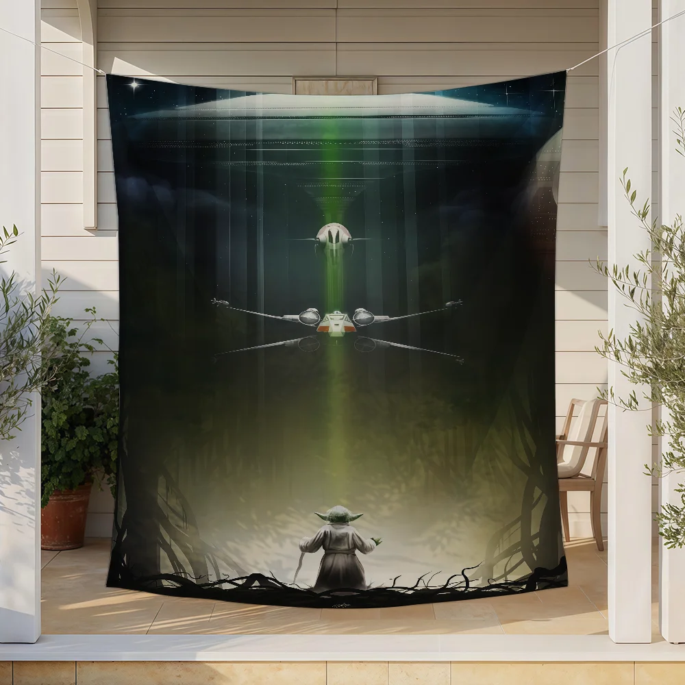 Vintage Space Battle Movie Flag - Custom Decor for Camping, Garden, Parties, and Wall Art