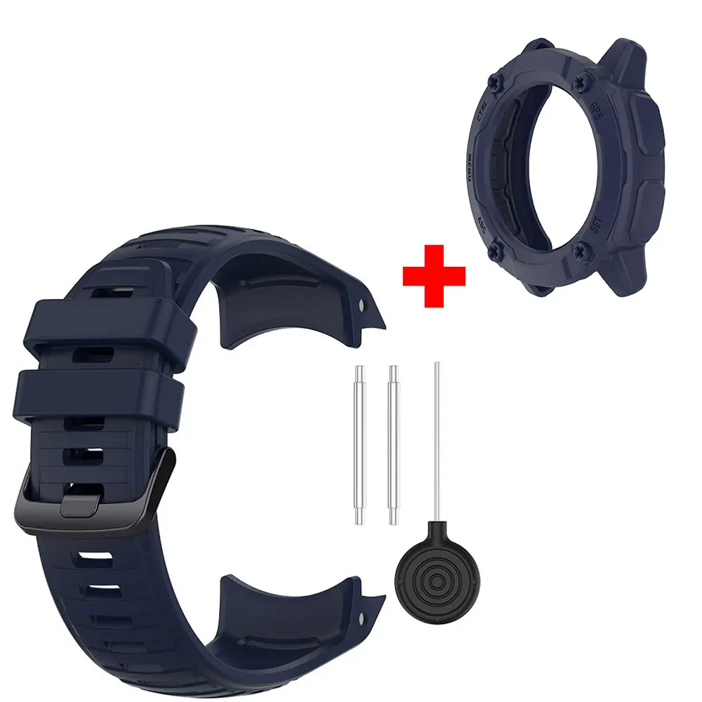 Silicone Sport Strap Replacement for Smart Watches - Premium Quality Watchband and Case Accessories