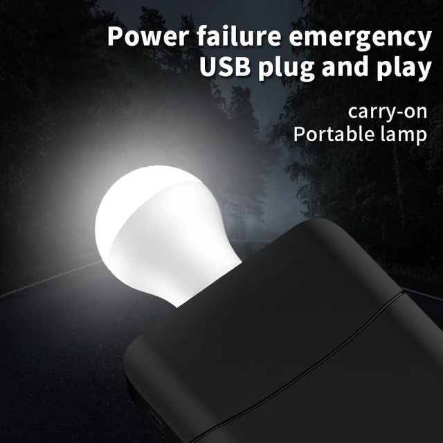 Mini lampe LED à prise USB,chargeur pour ordinateur portable,petit