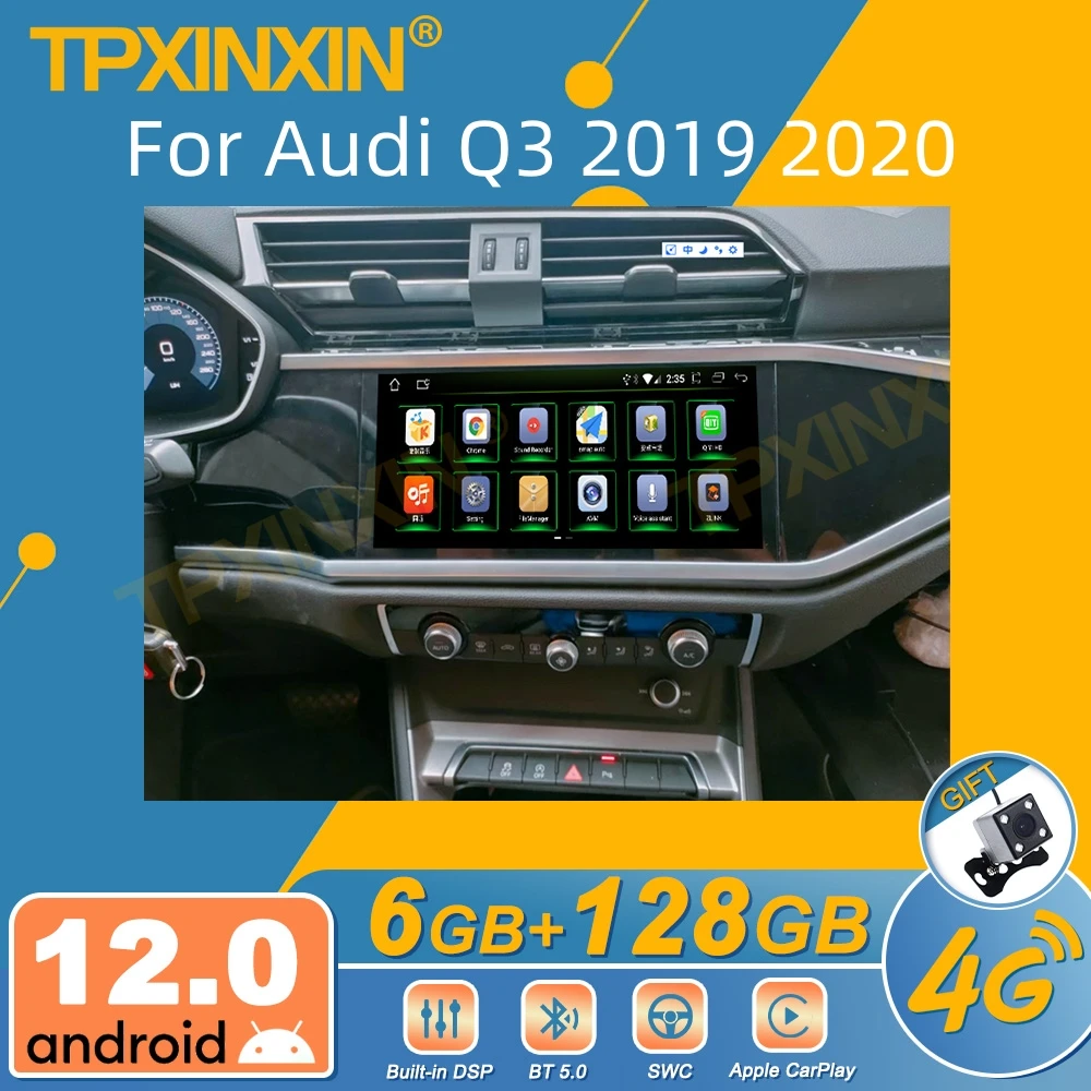 

For Audi Q3 2019 2020 Android Car Radio 2Din Stereo Receiver Autoradio Multimedia Player GPS Navi Head Unit Screen