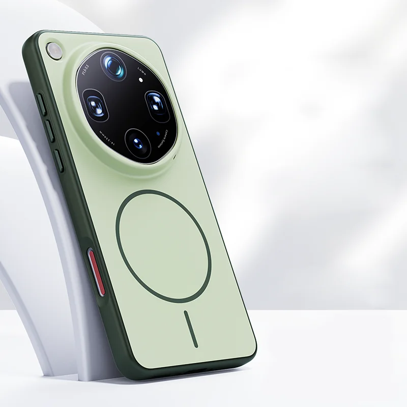ELVEV Magnetic Hybrid Case with Skin-Feel and Wireless Charging Protection
