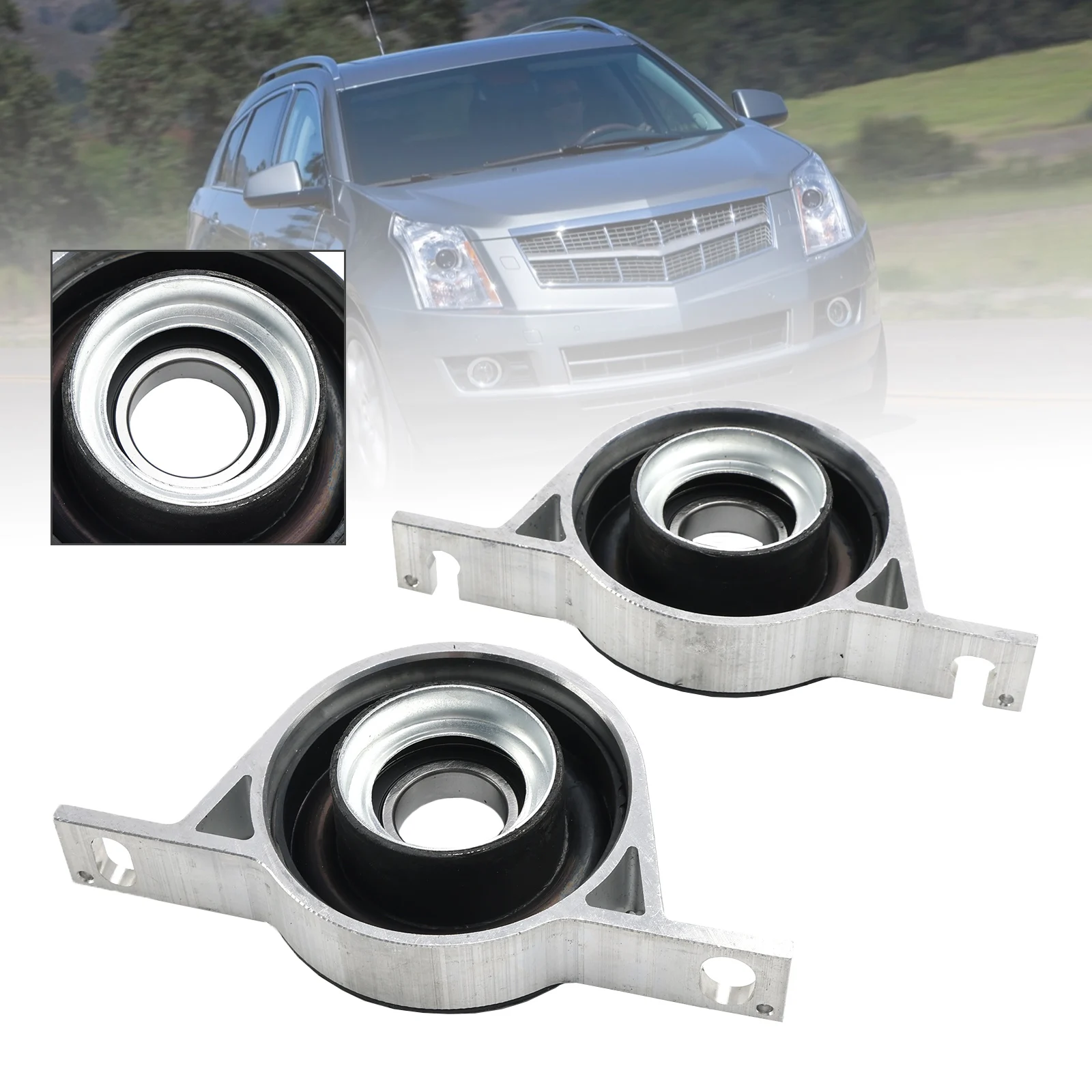 Artudatech Front+Rear Center Support Bearing For CADILLAC SRX AWD 2010 ...