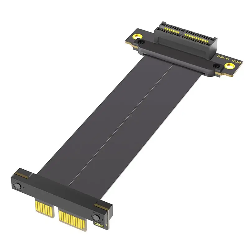 N82R PCI-E PCI Express 4.0 1X 연장 케이블(이중 수직 90도 방향)