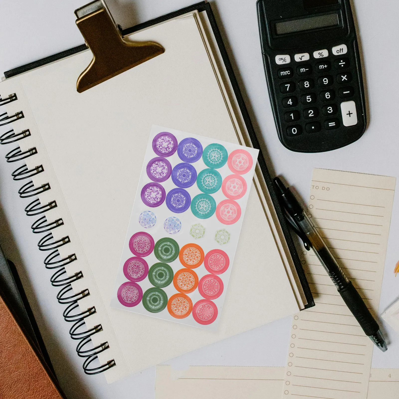 20Pcs 바인더 구멍 보호 스티커 강화 라벨 느슨한 잎 사무실 학교용 투명 자체 접착 종이 패치