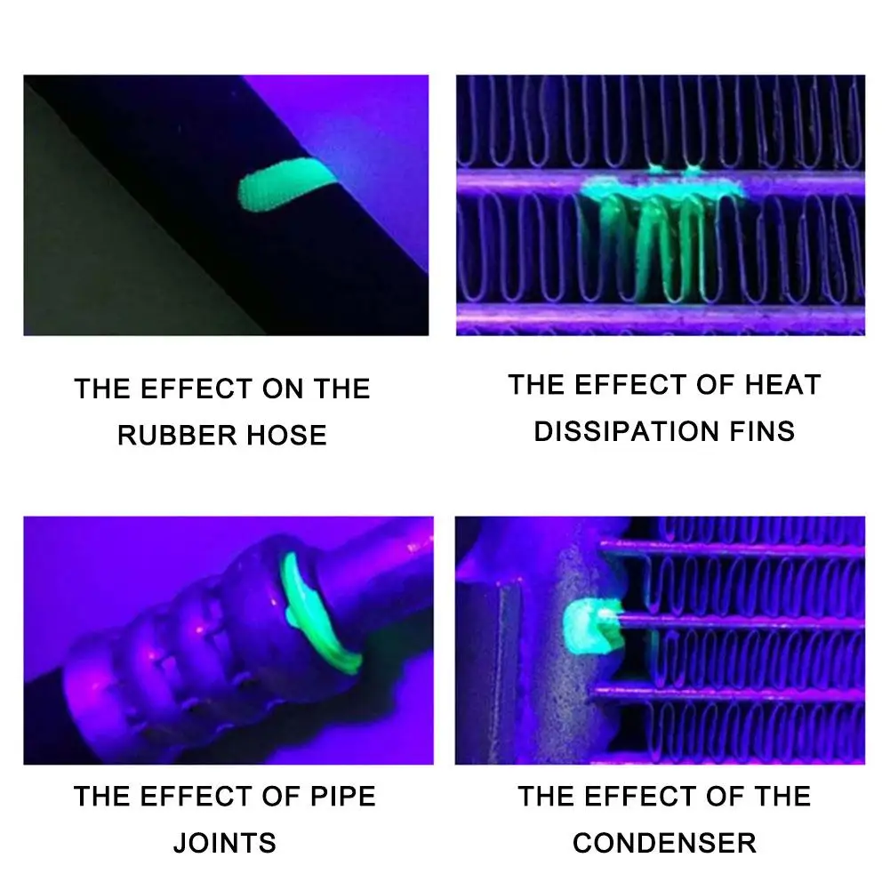 UV Dye Air Conditioning Leak Test Kit for Car Detection