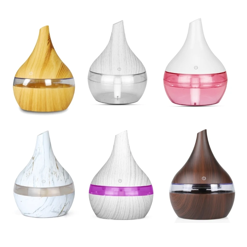 

20CC 300ML Air Humidifier with Atmosphere Lamps PP/ABS Material for Bedroom Bedside