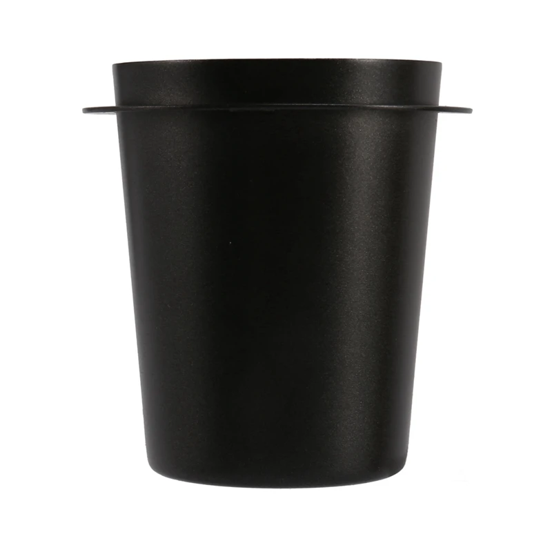 

4X Stainless Steel Dosing Cup Coffee Sniffing Mug Powder Feeder For 58Mm Espresso Machine Black