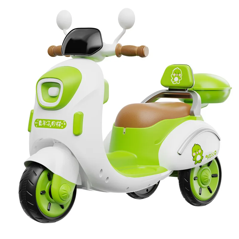 Children's Electric Motorcycle Tricycle Boys and Girls Ride Toy Car Electric Car Can Be Remote Controlled Battery