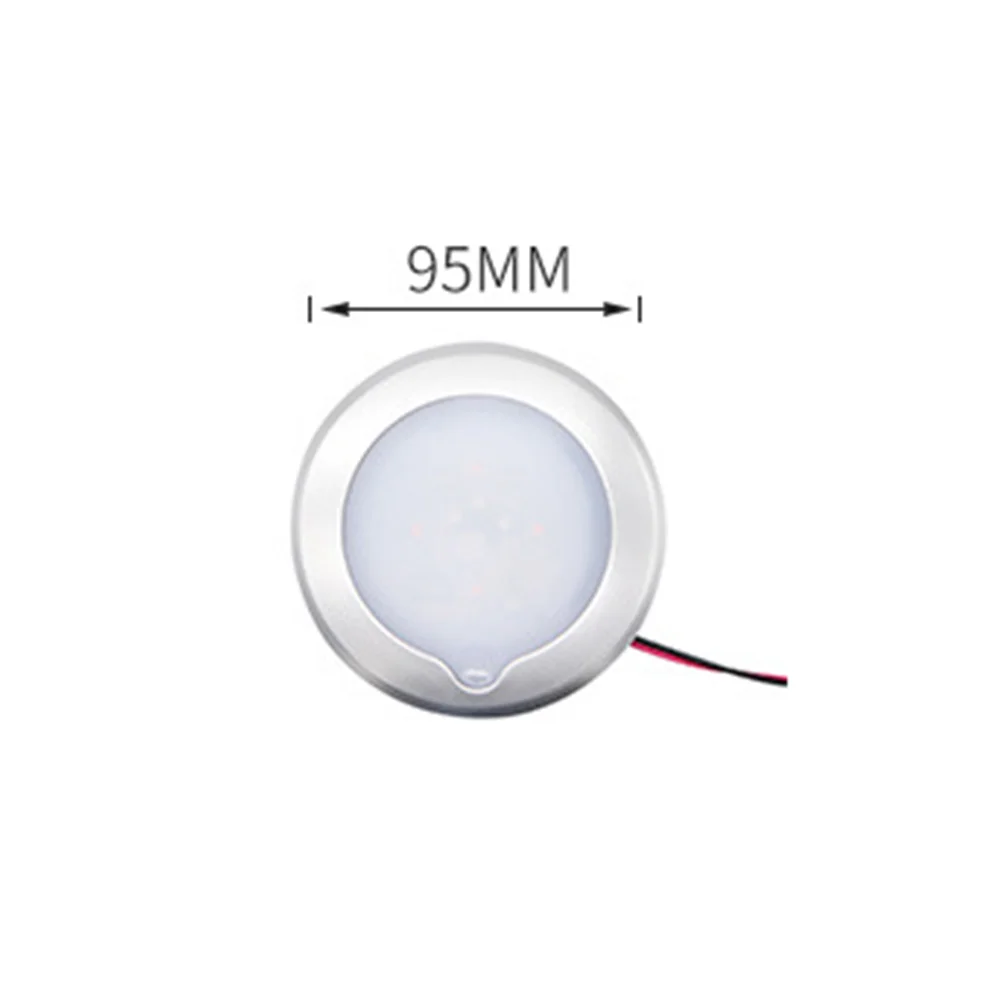 

Потолочный светильник на крышу RV, освещение IP67 с сенсорным затемнением, фургон, морская интерьерная лампа, автомобильные аксессуары для кемпинга