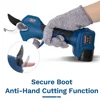Swansoft PRU-28/8604pro 28mm Cordless Handheld Electric Pruning Shears With Anti-Cut And Progressive Cutting Function 1