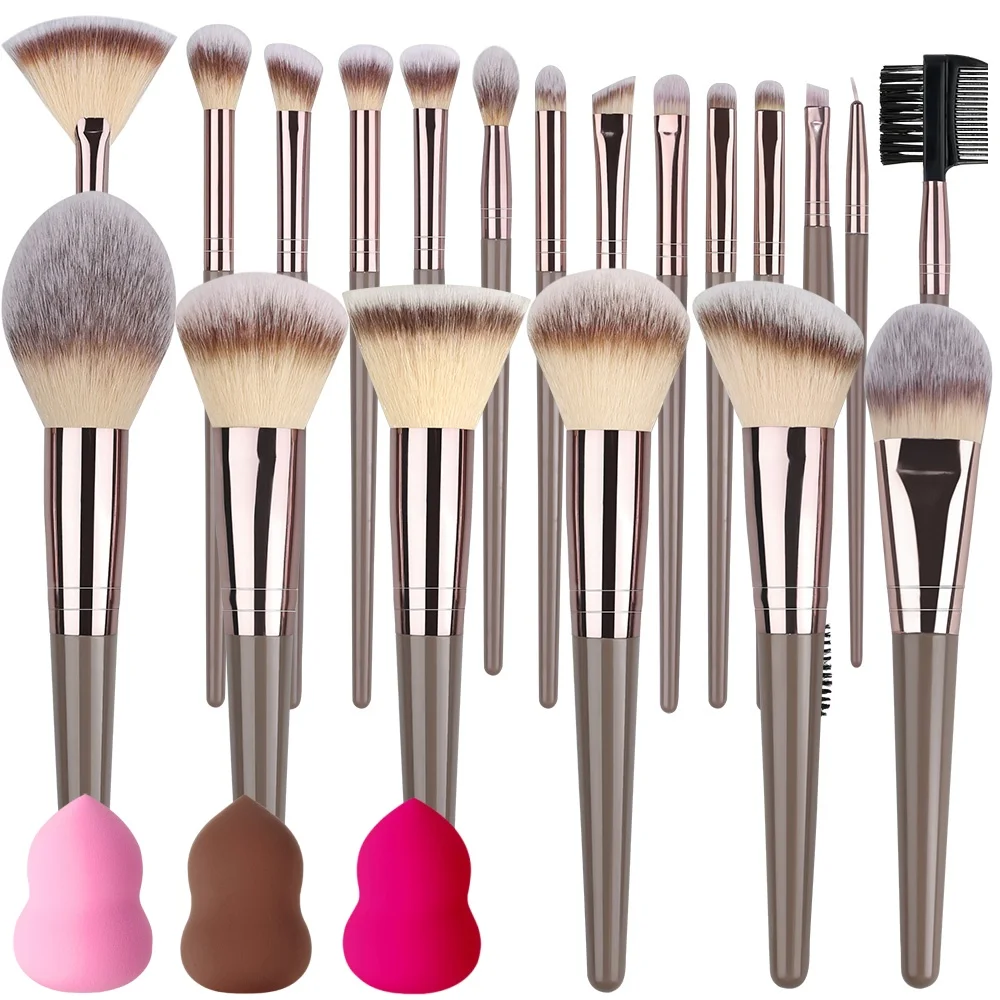 Professional Makeup Brush Set - Super Soft Brushes for Blush, Highlighter, Foundation, Concealer, and Eyeshadow