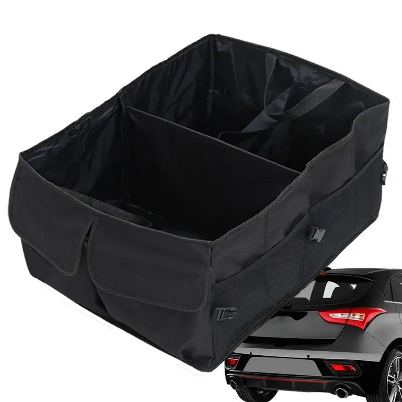 

Органайзер для багажника, складной органайзер для внедорожника, заднего сиденья, с регулируемыми ремешками безопасности, автомобильная организация