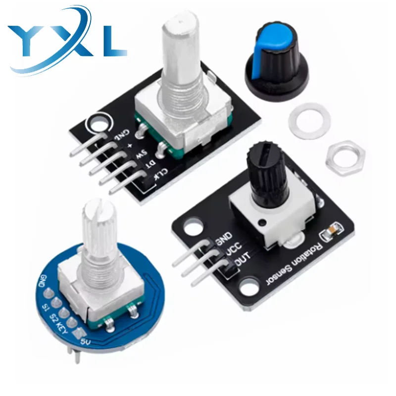 Rotary Encoder Module for Arduino Brick Sensor Development Round Audio ...