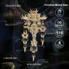Piececool 3D Metal Puzzles Wind Chime of Romance Assembly Model Kits DIY Set Birthday Gifts for Adult 3