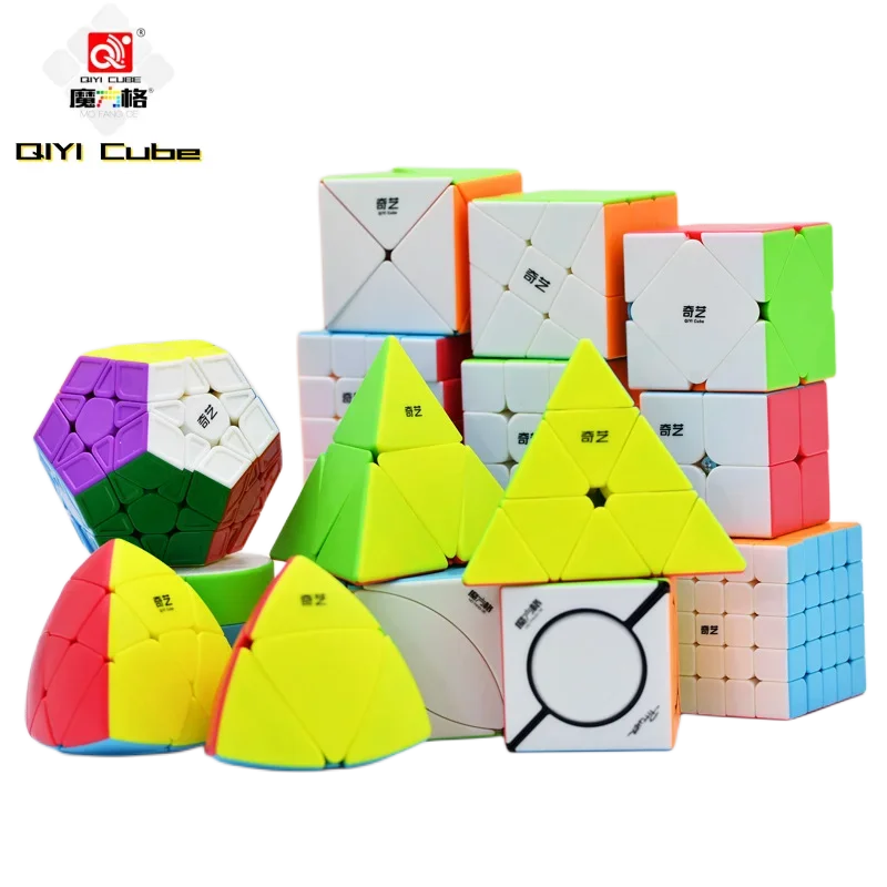 【Top-Rated Product】 QiYi Cube 2x2 3x3 4x4 5x5 Mirror Pyraminx Skewb SQ1Special Professional Speed Puzzle 2x2Children Toy Cubo Magico developme.