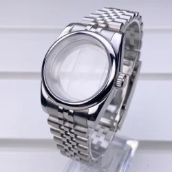 High - Quality Silver Watch Case with Sapphire Glass and Stainless Steel (Available in 36mm/39mm) - 36MM NH35 NH36 (A 6 watch case set)