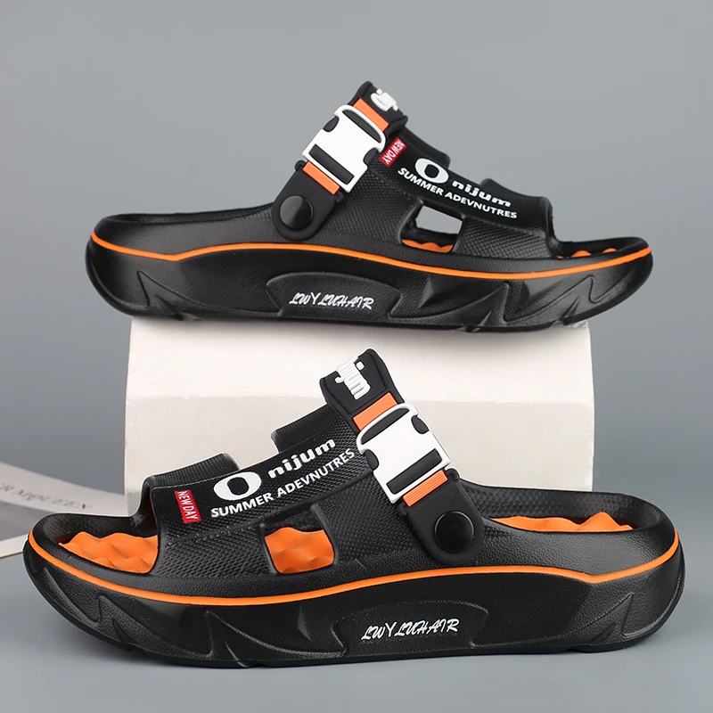 Men Slippers Summer Beach Sandals Women Outdoor Orginal Slides Lightweight EVA Design Soft Breathable Fashion Unisex Platform