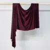 Nouveau Hijab en Jersey Liquide Premium, Châle, Foulard de Malaisie, Coiffes, Turbans de Mode Musulmane pour Femmes, Turban Ramadan Hijabs