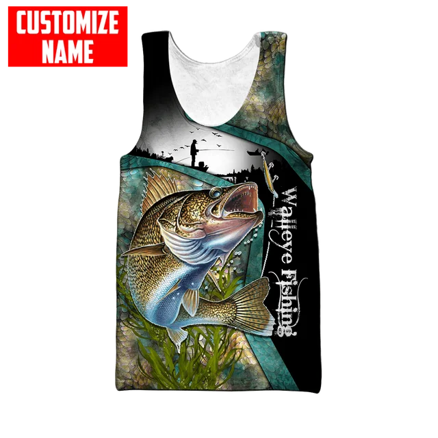 Mens Fishing Tank Tops