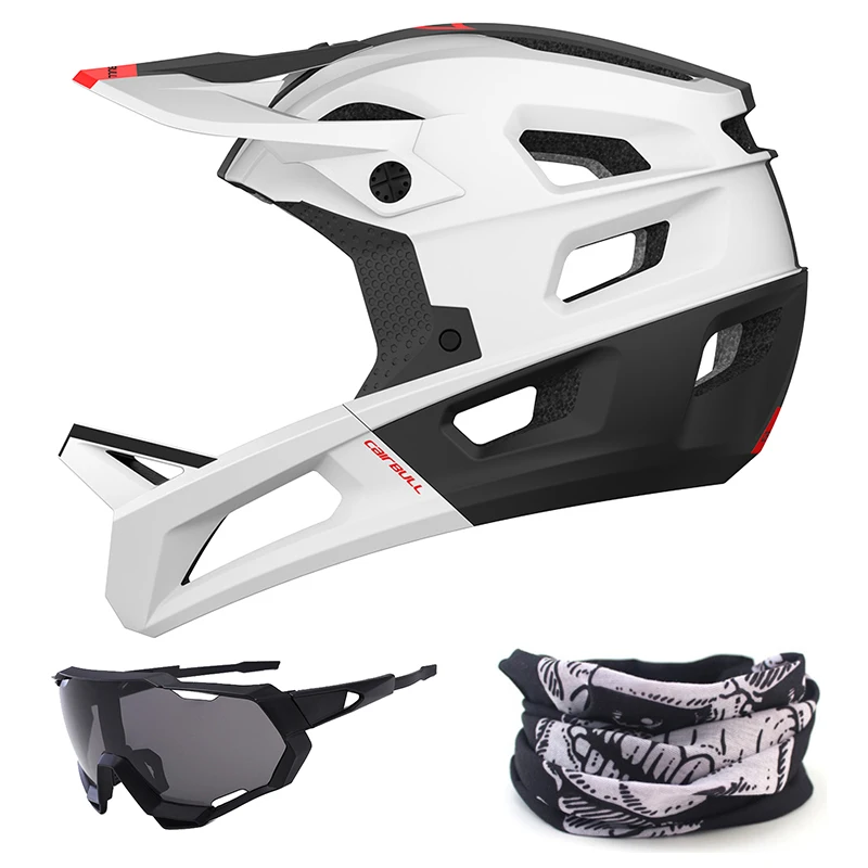 

Cairbull MTB Full Face Helmet Adult DH Downhill Bike Motocross Off-Road Safety Helmet Mountain Bike BMX Unisex Full Cover Helmet
