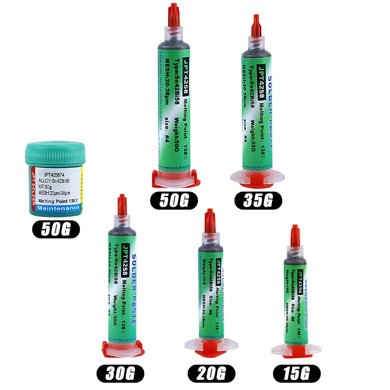 Рисунок 6 - Паяльная паста Sn42bi58 138 ℃ с низкой температурой